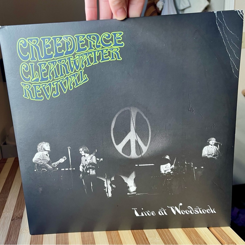 Creedence Clearwater Revival Vinyl LP Record Live At Woodstock - Media Mint